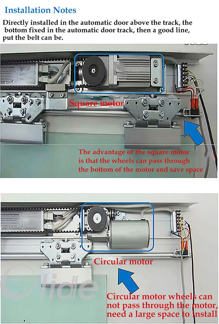 Automatic sliding door motor 7700