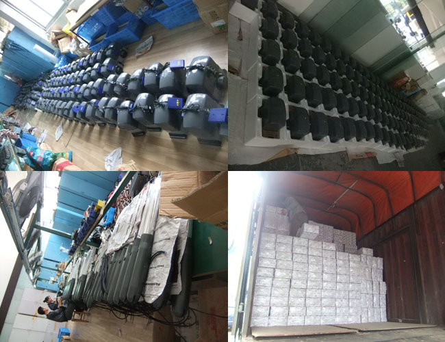 Electrical Villa Aluminum Sliding Gate packaging and shipping
