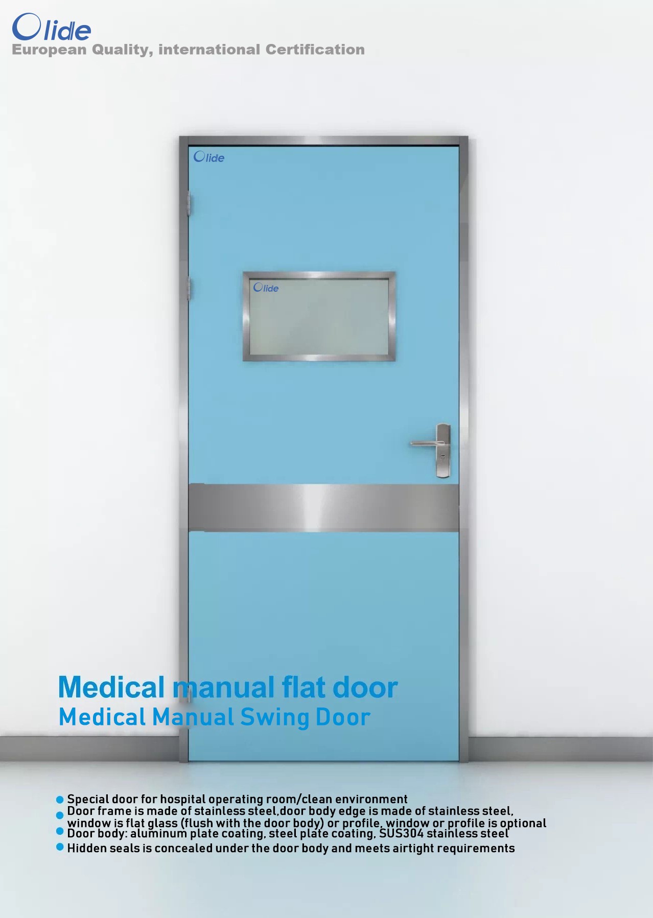 Medical Manual Flat Swing Door 1