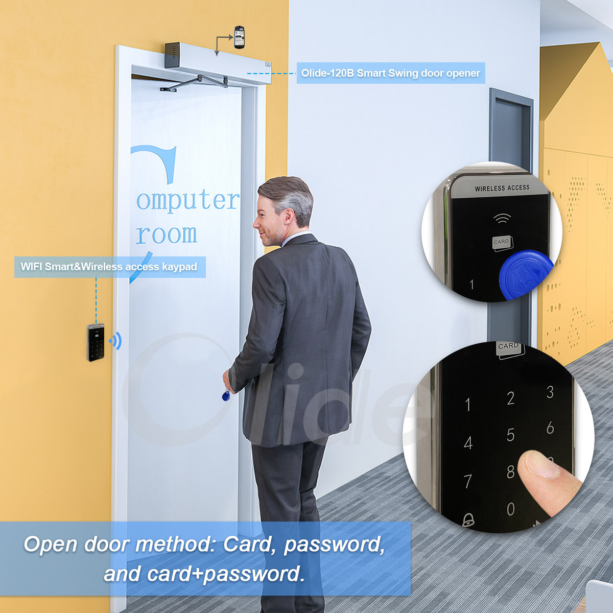 wifi access control automatic door system application