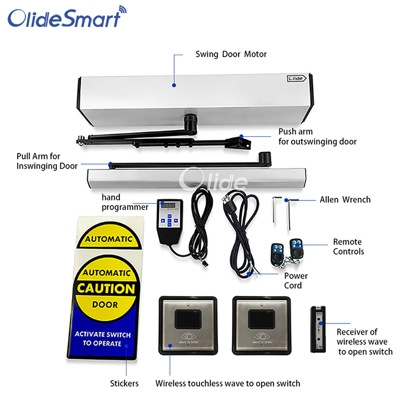 wave to open swing door opener