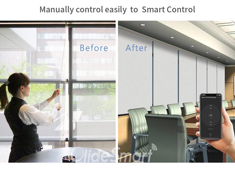 Olide Smart Shade motor control method