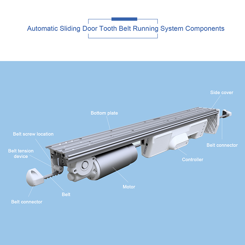 automatic_sliding_door_tooth_belt_running_system_components.jpg