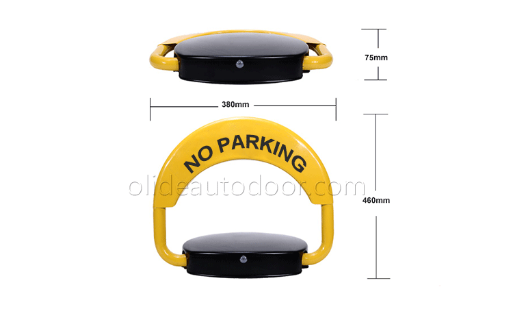 Parking reservation lock size