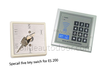 Automatic door opening mechanism access control switch