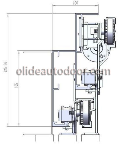 telescopic door profile