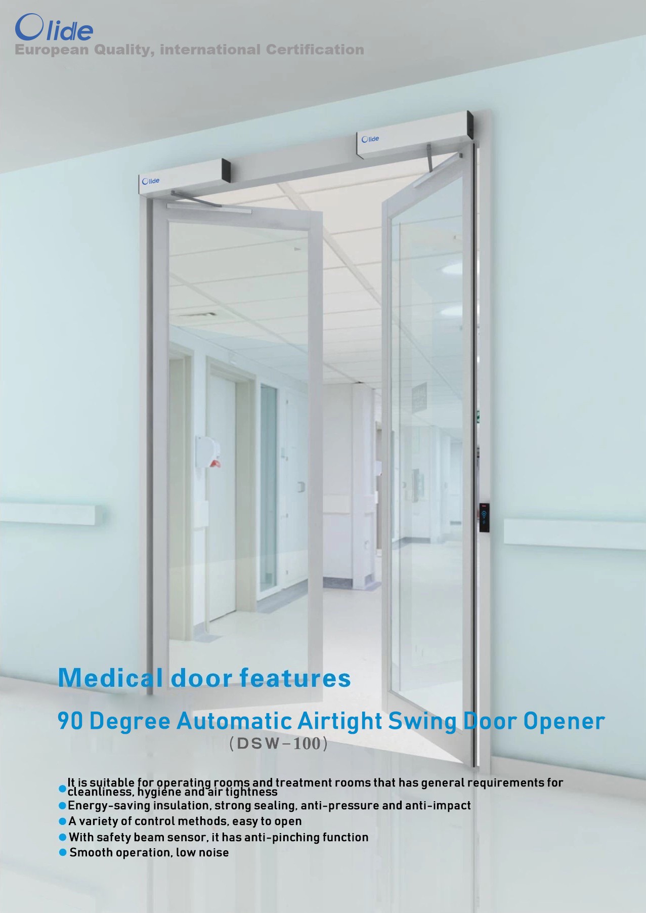 90 Degree Automatic Airtight Swing Door Opener 1