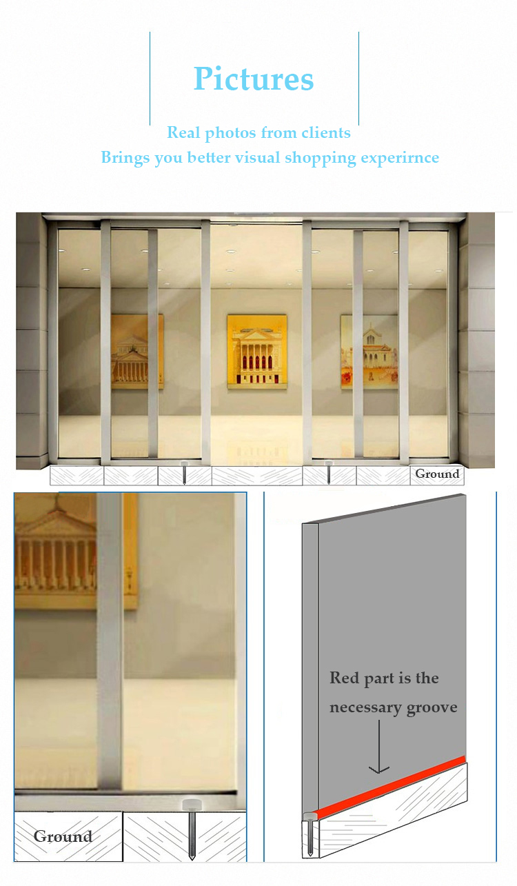 Automatic door floor guifer nail 05