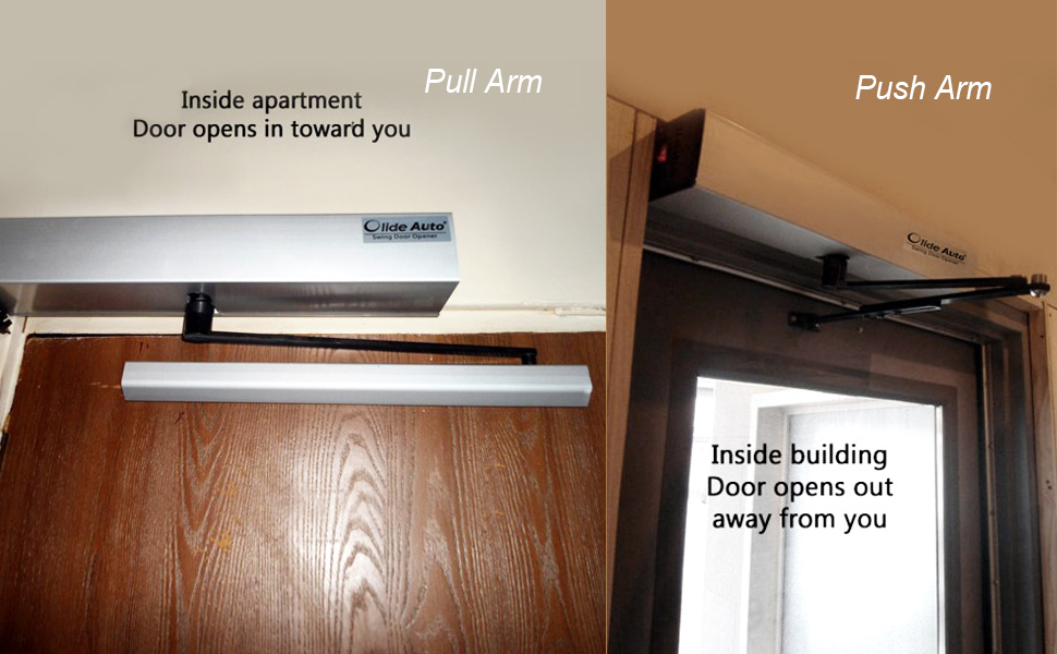 Olide dsw120 automatic swing door opener arm optional