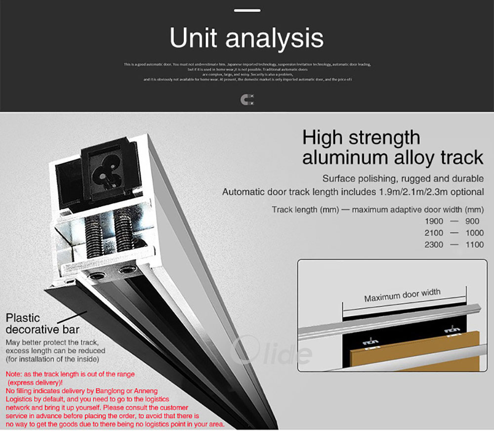 Olide Magnetic Drive Sliding Entrance System 10