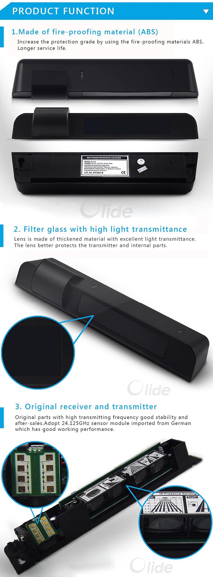 Microwave Active Infrared Safety Sensor3