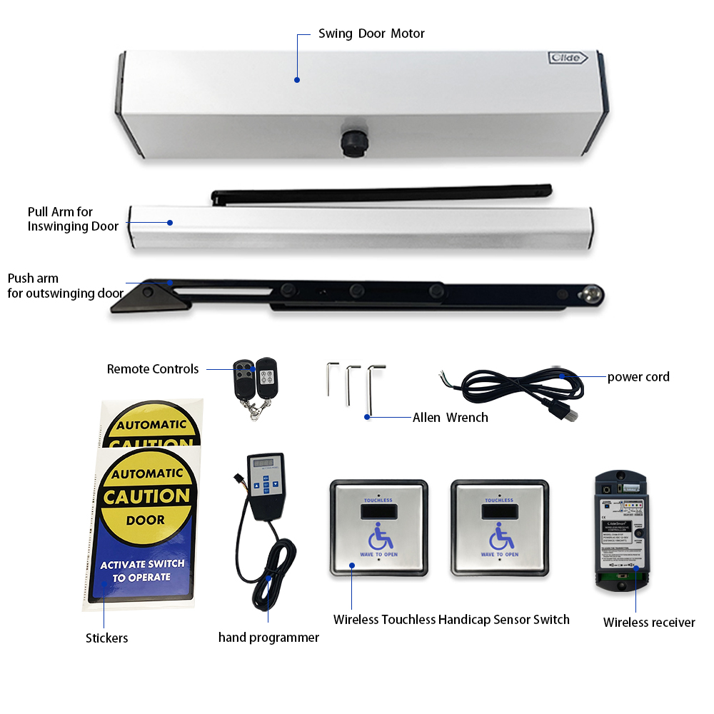 Tag touchless handicapped automatic swing door opener Olide autodoor