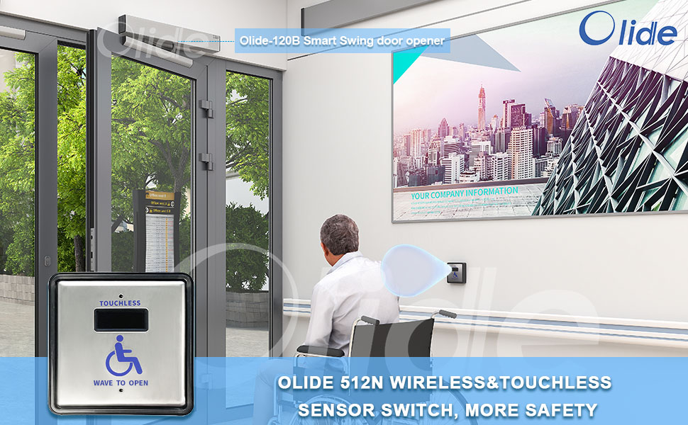 Handicap wireless touchless activation swtiches 