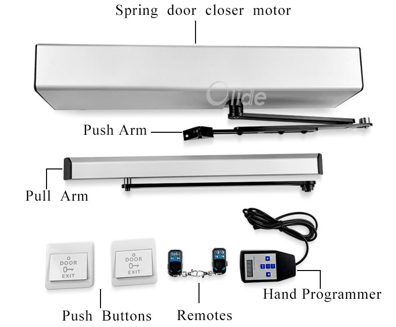 Automatic Spring swing Door details 01