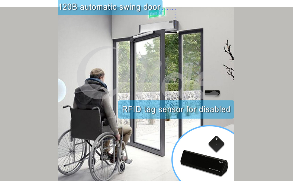 automatic handicap door opener with smart sensor tag