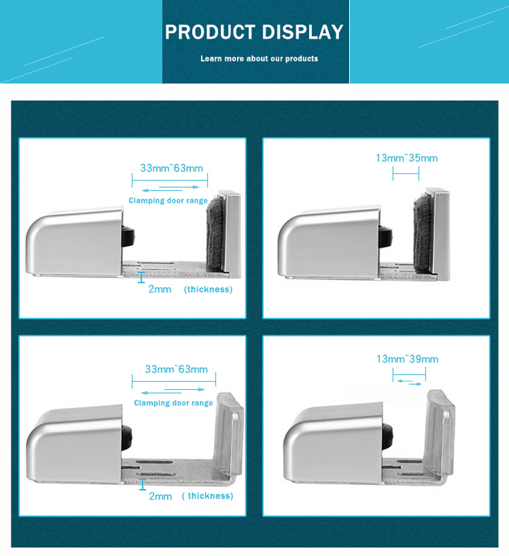 Olide floor guider for automatic door system size 1