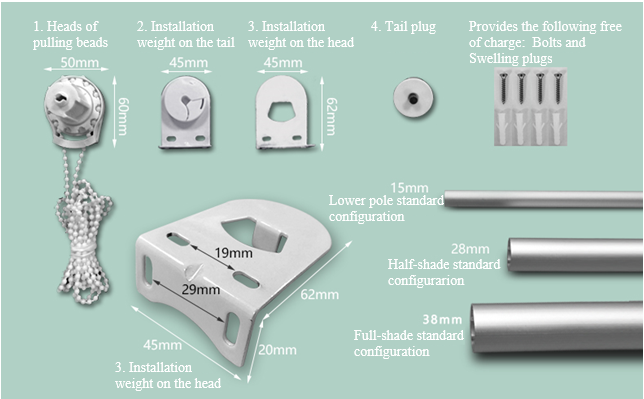 olide automatic electric roller blinds