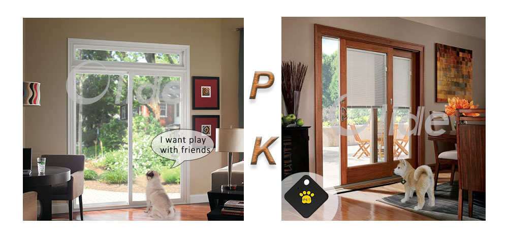 olide automatic sliding pet door with pet collar sensor advantage