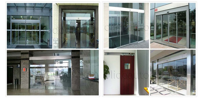 Sliding automatic balcony door opener project from customer