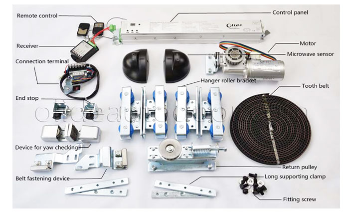 sliding door opener sd150b whole set