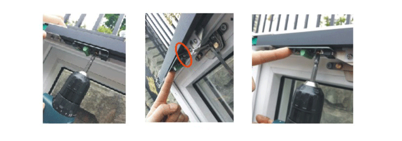 sliding window opener installation 4