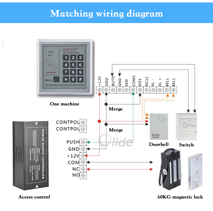 Small magnetic lock 7700