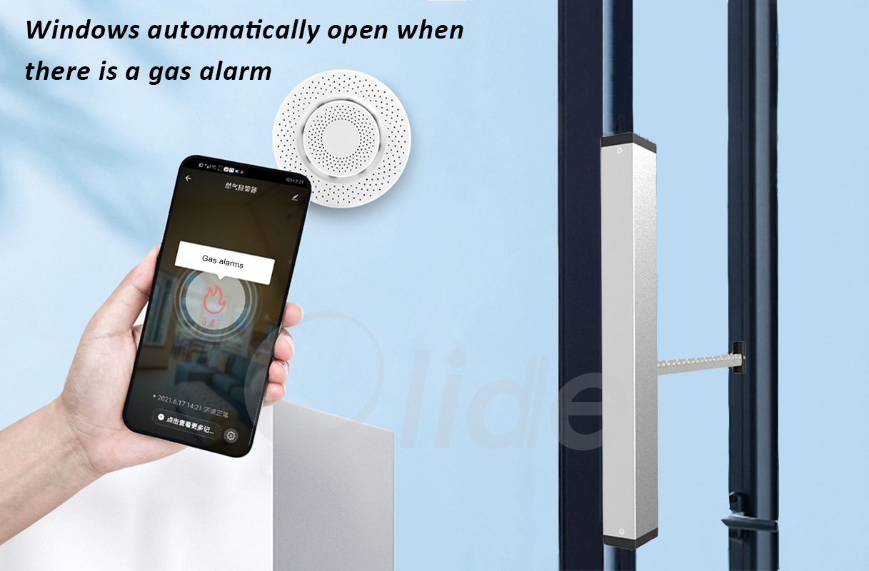 smart gas alarm chain window opener